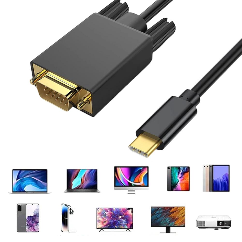 ƺϿ USB C-VGA ̺, USB C -VGA   ȯ ̺, 10Gbps USB 3.1, 1.8M, 6FT